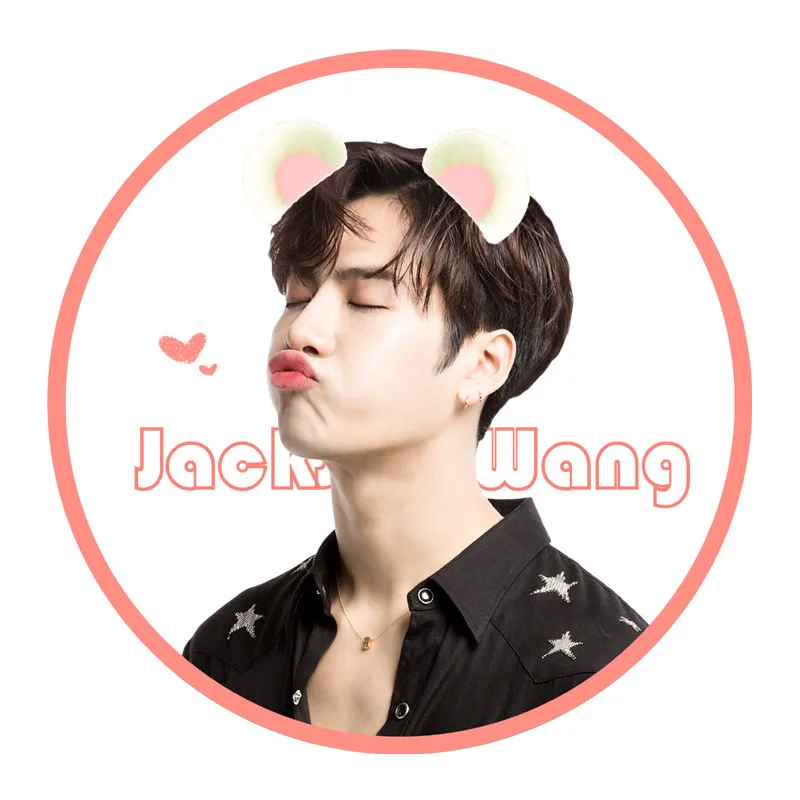 

GOT7 transparent fan portable hand-held fan EYES ON YOU Dropshipping