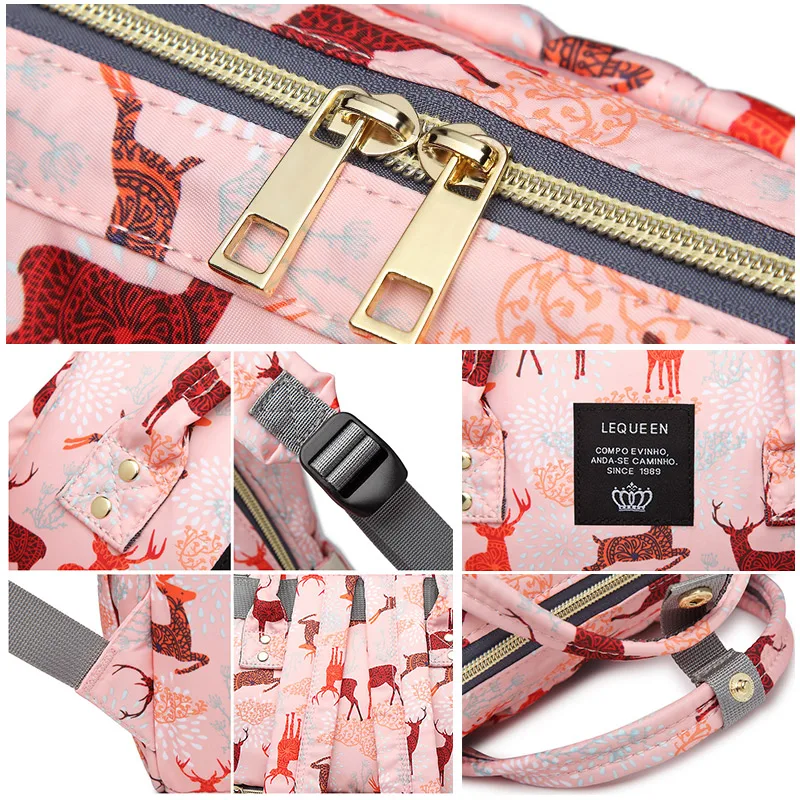 Baby Diaper Bag For Stroller Travel Mummy Maternity Backpack Waterproof Nappy Changing Bags Large Capacity Nursing Wet Bag (6)