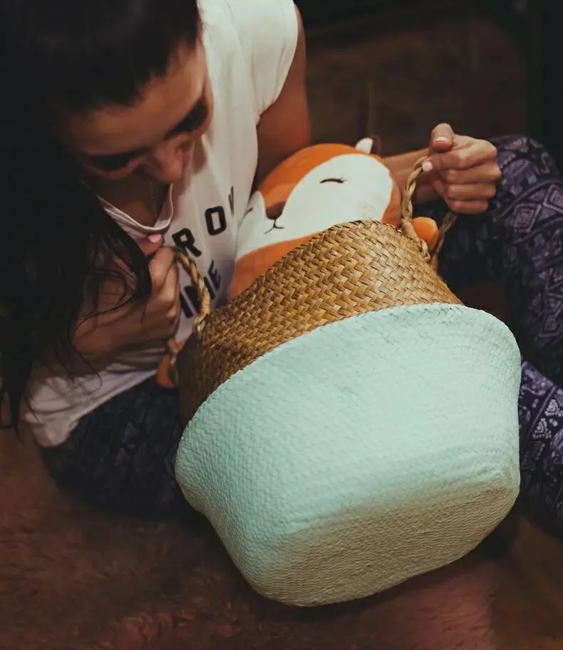 الأعشاب البحرية سلة الغسيل للطي اليدوية الروطان القش زهرة وعاء الغراس الخوص الملابس سلة تخزين الألعاب منظمة المنزل الأعشاب البحرية سلة الغسيل للطي اليدوية الروطان القش زهرة وعاء الغراس الخوص الملابس سلة تخزين الألعاب منظمة المنزل