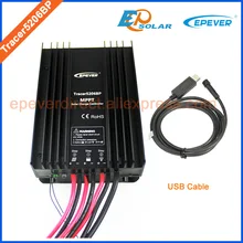 Регулятор MPPT EPEVER Высокое Качество EP солнечное зарядное устройство контроллер USB кабель Tracer5206BP 20A 20 Ампер 12 В 260 Вт Солнечный панели