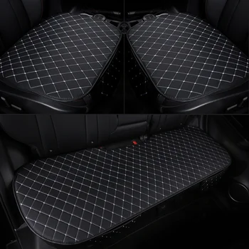 

Pu Car Seat Cover Front Rear Leather Cushion Protector Mat Pad For Hyundai Solaris ix35 i30 ix25 Elantra Accent Tucson Sonata