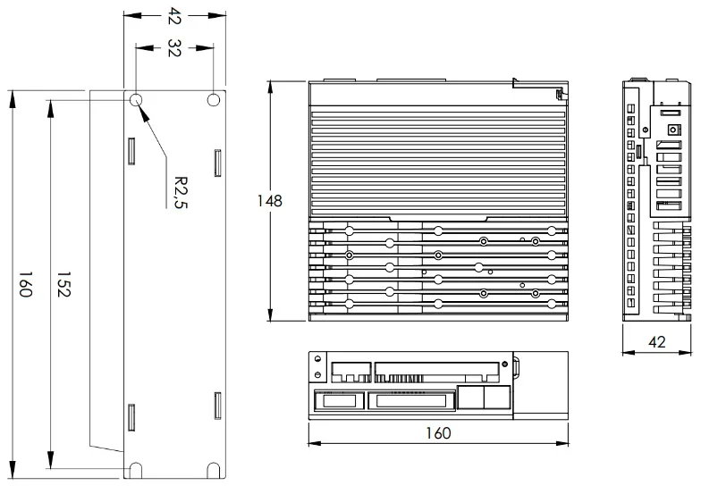 DIMENSION 0.4KW