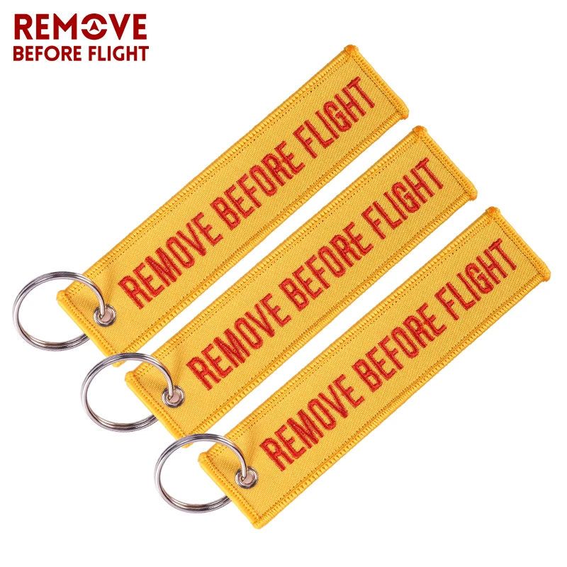 Fashion Jewelry Keychain REMOVE BEFORE FLIGHT  Keychain (4)