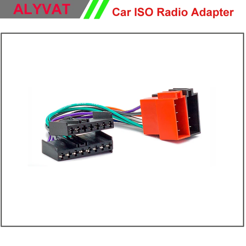Car ISO Radio Adapter Connector For Ford 1985 2005 Jaguar Wiring Harness Auto Stereo Adaptor Lead