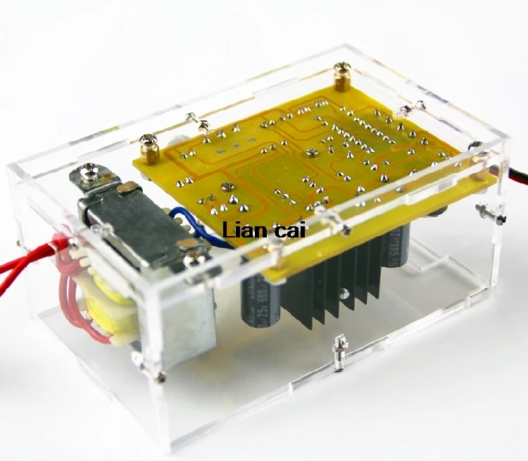 DIY Kit LM317 Регулируемое напряжение 220 В до 1,25 в-12,5 в понижающий модуль питания печатная плата электронные комплекты