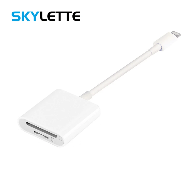 Устройство для чтения карт памяти SD OTG Lightning SLR комплект без приложения кабель