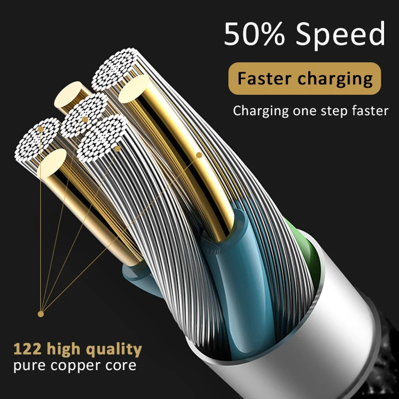NOHON Тип usb C Зарядное устройство кабель для передачи данных SamSung Gaxaly S8 S9 плюс