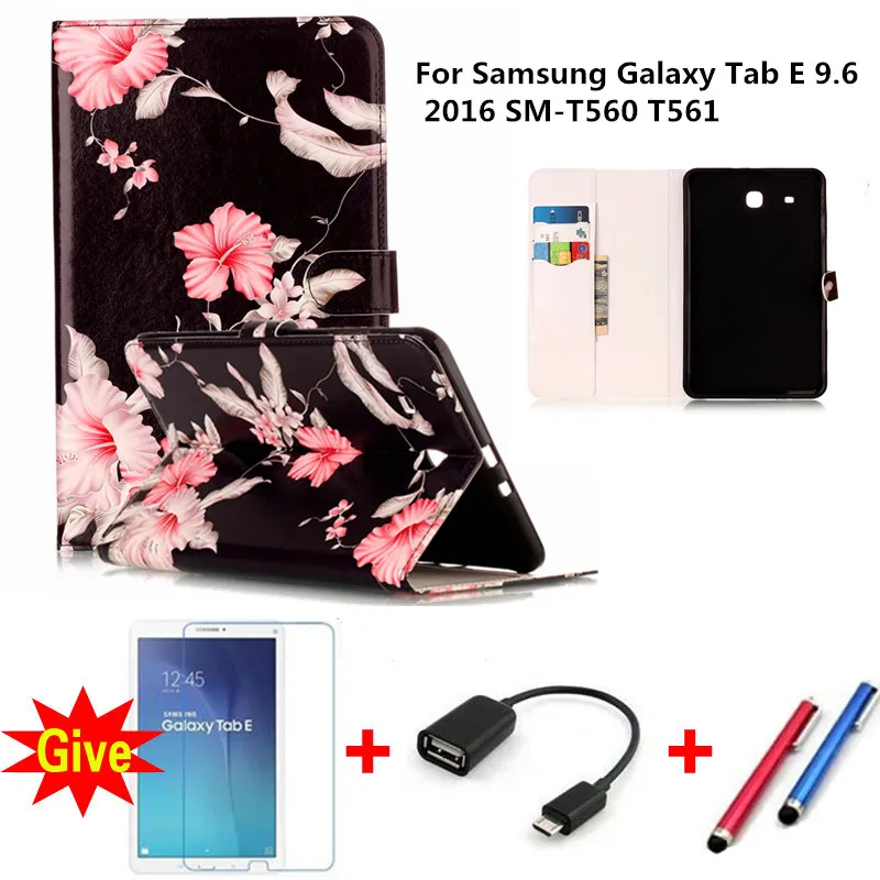 Модный чехол с мраморным рисунком для Samsung Galaxy Tab E 9 6 2016 SM T560 T561 планшета из