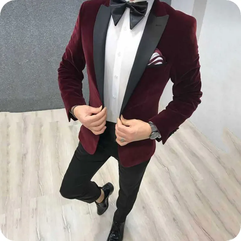 men suits for business man blazers groom tuxedo (15)