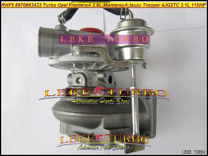 RHF5 VA430023 8970863433 Turbo Turbocharger For OPEL Frontera A 2.8L TD Monterey A 3.1TD ISUZU Trooper 4JG2TC 3.1L TD 115HP (2)