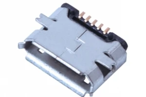 

10pcs Micro USB 2.0 Connector B Type 5pin SMT Female receptacle right angle Board guide Post SMD PCB re-flow solder on the tape
