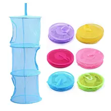 New Shelf Hanging Storage Net Kids Toy Organizer Bag Bedroom Wall Door Closet