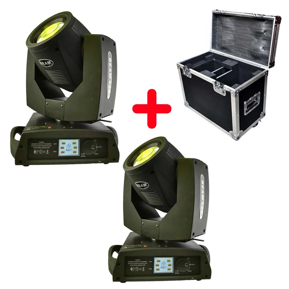 

Flightcase + 200W 5R Sharpy Beam Light 8 Facet Prism Moving Head High Quality DMX512 Stage Theater Disco Nightclub Dj Lighting
