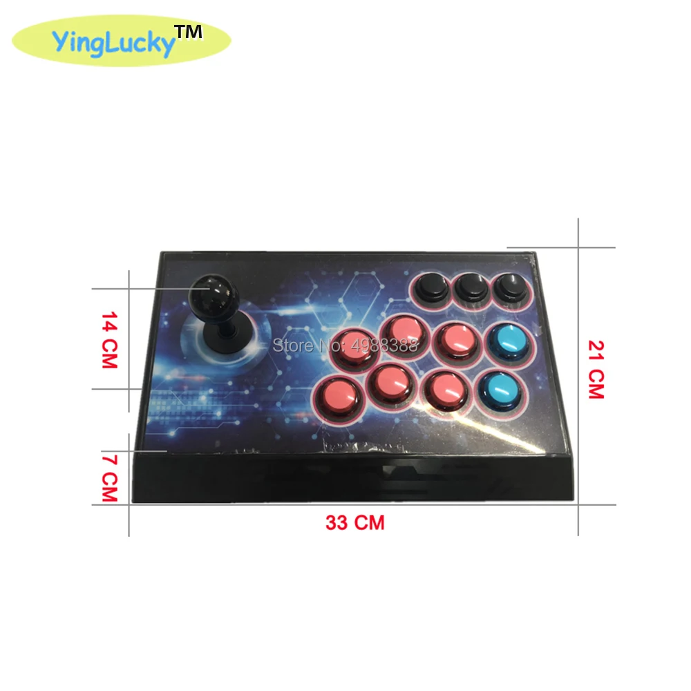 Yinglucky Pandora Box 3D 2448 SANWA игры Нулевая задержка 8 кнопок джойстик PCB контроллер 100 шт 3D Ретро игры аркадная консоль