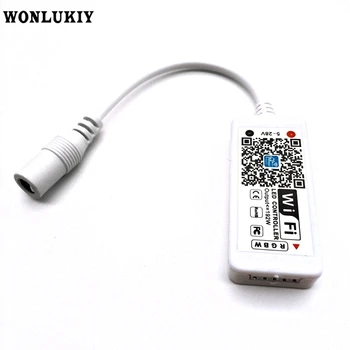 

Mini RGB RGBW Wifi Controller For 5050 3528 Led Strip Panel Light Timing Function 16million Colors Magic Home Smartphone Control
