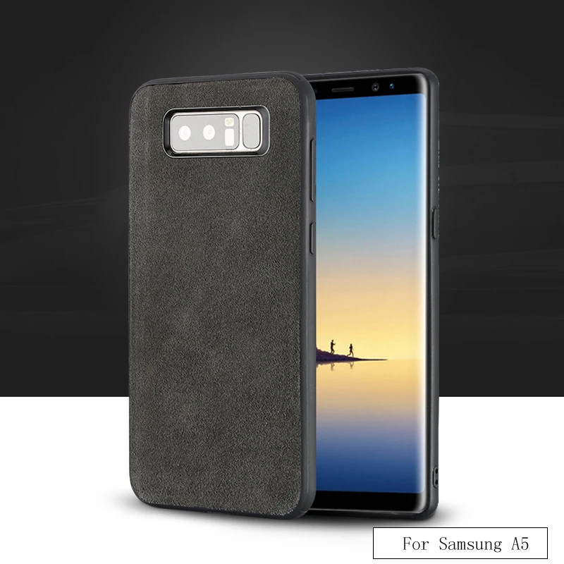 

wangcangli brand All-handmade genuine fur phone case For Samsung A5 Comfortable touch all-inclusive phone case
