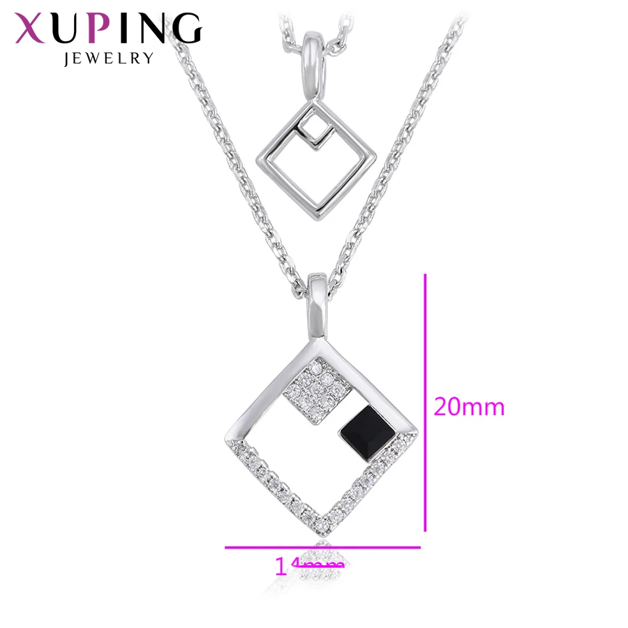 Xuping ювелирные изделия Подвески стильные ожерелья Кристаллы от Swarovski Украшенные