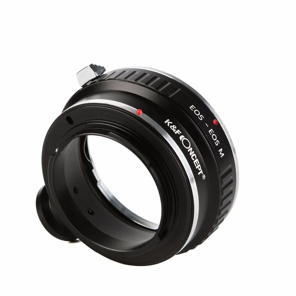 K& F концепция для EOS M Крепление объектива адаптер с Штатив для Canon EOS EF EF-S объектива для Canon EOS-M беззеркальных корпус камеры