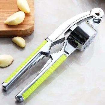 

Hot New Stainless Steel Garlic Presses Alloy Crusher Fruit Vegetable Cooking Tools Kitchen Squeeze Tools HY99 ST21