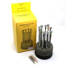 9 различных размеров отвертки Часы инструменты идеально подходят для ремонта часов оправы очков и электронных продуктов