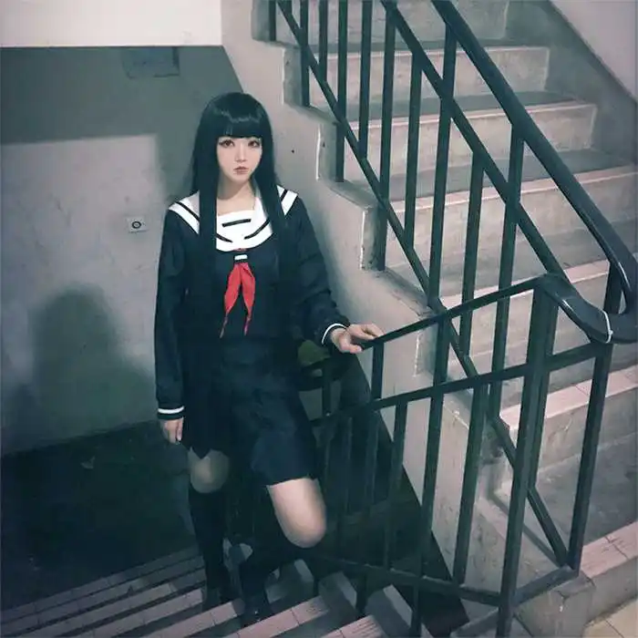 2019 аниме Hell Girl Jigoku Shoujo Ai Enma японская школьная униформа моряка Косплей Костюм JK
