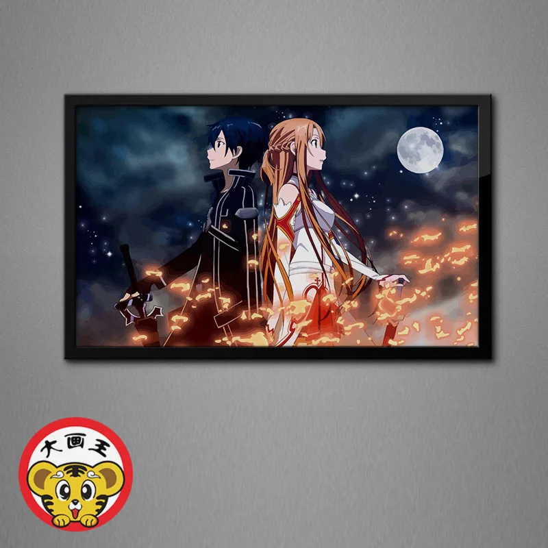 Painting By Numbers Art Paint By Number Sword Art Online Sword Domain