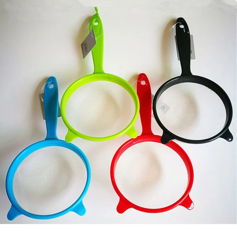 

Multipurpose Fried Food Strainer Food Filter Spoon Mesh Strainer Fishing Colander Plastic Handle Kitchen Cooking Tools Supplies