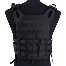 Тактический охотничий жилет Molle для мужчин, Пейнтбольный боевой защитный жилет CS, Регулируемый легкий тренировочный жилет, охотничье снаряжение