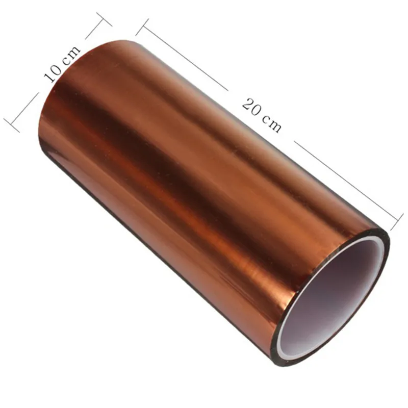

200mm x 100ft High Temperature Heat Resistant Polyimide Tape High Quality