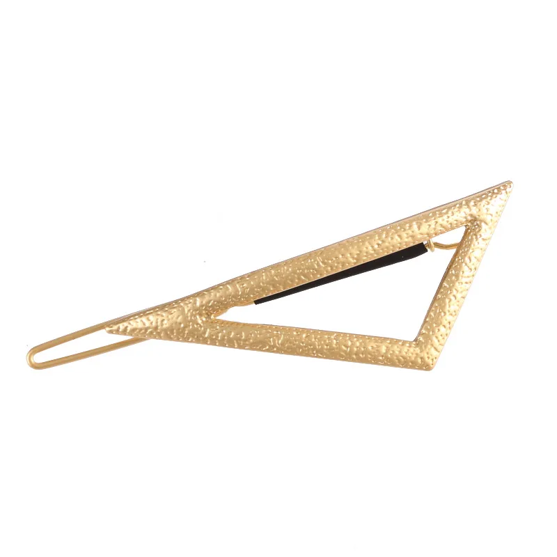 Заколки для волос для Для женщин геометрические длинные Треугольники Bump металлическая заколка для волос Головные уборы G0508