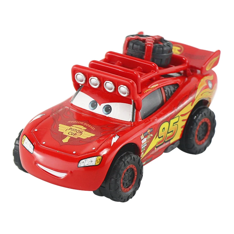 Disney Pixar Cars 2 Lightning McQueen The King Chick Hicks 1:55 Литые металлические игрушечные машинки из