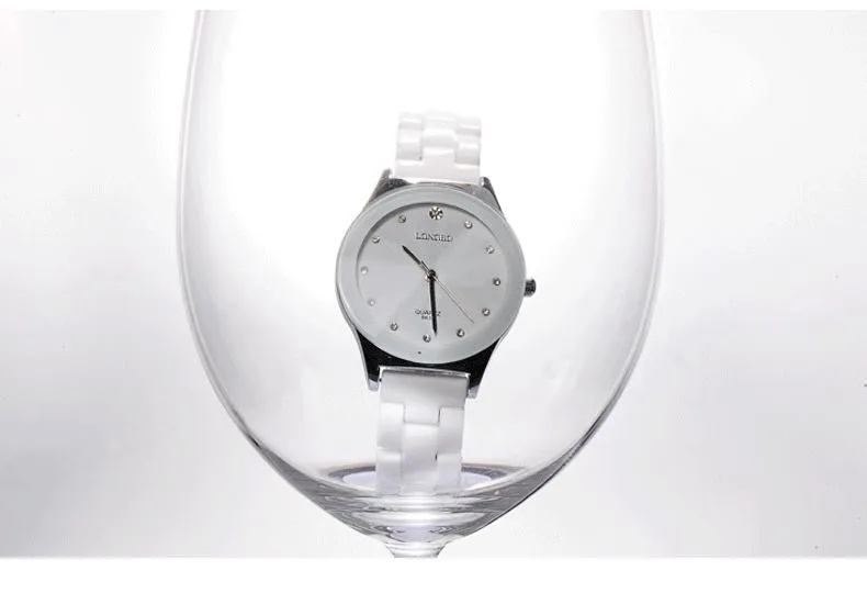 Керамика женские часы 2018 роскошные мужские Для женщин Водонепроницаемый часы Мода Аналоговые Кварцевые Наручные часы для леди relojes mujer hodinky
