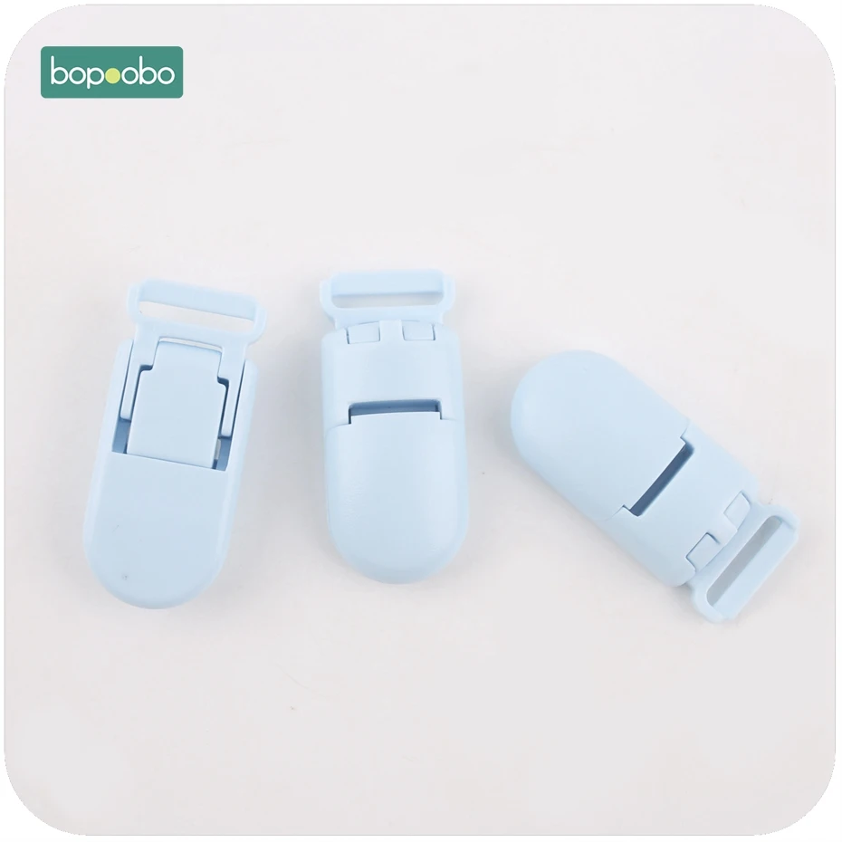 Bopoobo-안전한  플라스틱 젖꼭지 클립, 5 개, 용 노리개, 무독성 소재,  Teethers, DIY 공예