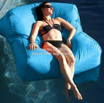 Relax on land, float on water outdoor 2 function bean bag chair, outdoor furniture beanbag sofa seat - external gardne chair set