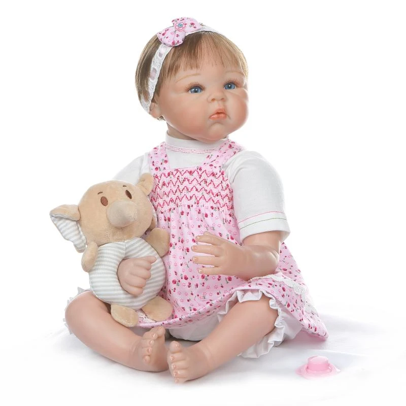 Literatura Hacer la cena participar Bebes reborn alive newborn baby dolls 22inch silicone reborn baby doll high  quality NPK DOLL l.o.l gift toys|Dolls| - AliExpress