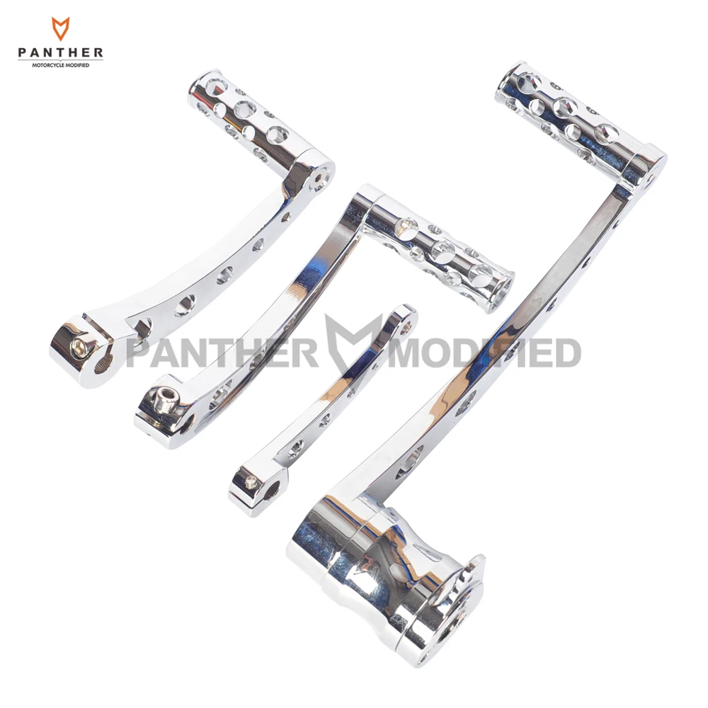 Chrome Motorcycle Heel Toe Shift Lever with Shifter Peg Case for Harley Touring Softail FL Trike 2008-Up Chrome Motorcycle Heel Toe Shift Lever with Shifter Peg Case for Harley Touring Softail FL Trike 2008-Up