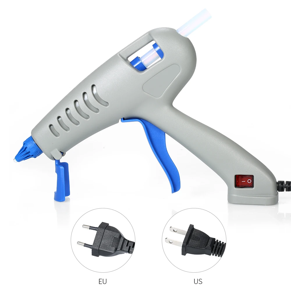 Термоплавкий Клеевой пистолет для домашнего использования мини профессиональный промышленный термоплавкий клей 100 вт DIY нагревательный инструмент для ремонта с переключателем ВКЛ/ВЫКЛ