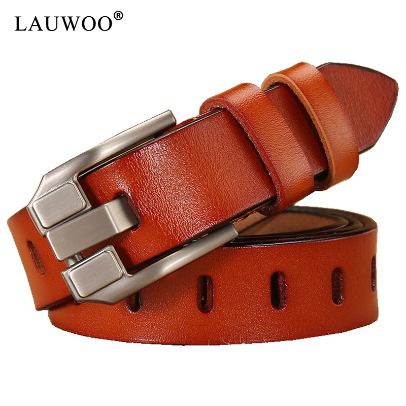 

belts for women leather belt female women genuine leather strap women straps leather dress belt Cowskin Leather Lady Belt 2.8CM
