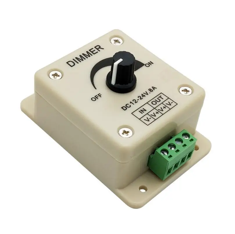Gire o Botão Dimmer para Lâmpada Levou Única Led Spot Recesso Tira Corda Parede Instalado 12-24 v Cor 3 Cor Dimmer Para Lâmpada LED Spot Recesso