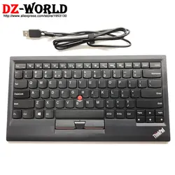 Новый оригинальный для lenovo Thinkpad USB клавиатура KU-1255 США индийский совместим со всеми моделями ноутбуков 03X8749