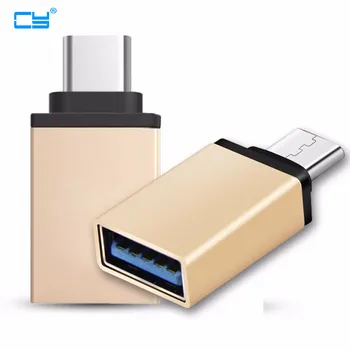 

Hot USB-C to USB Adapter for Macbook USB3.1 type C Male to USB 3.0 A Female Adaptor for Apple Converter Wholesale gold & Silver