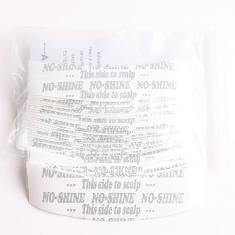 NO-SHINE A Contour White-Liner Hair Tape Tabs Stickers Tape Pieces (2)