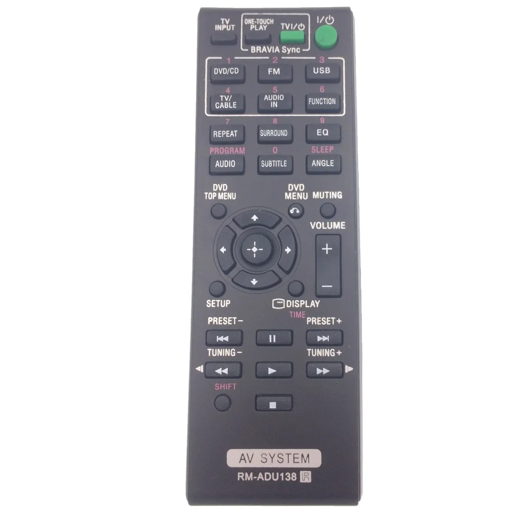 

RM-ADU138 AV Receiver Remote Control For SONY DVD Home theater System DAV-TZ140 HBD-TZ140 SS-CT121 SS-WS121