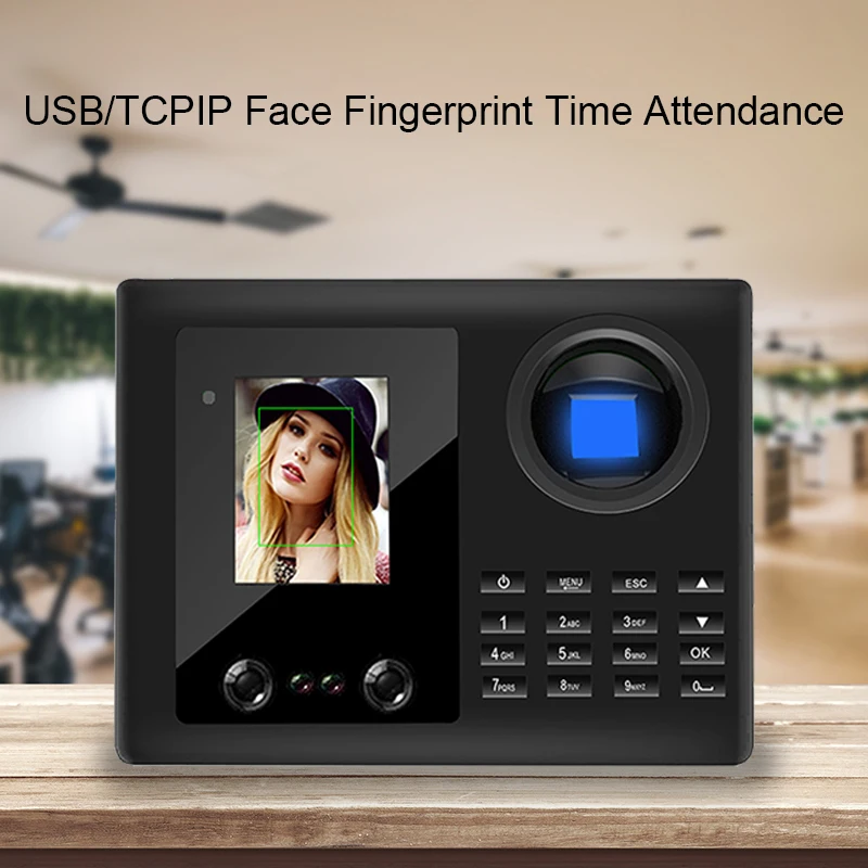 

OULET Attendance System Fingerprint Time Attendance Fingerprint USB Time Clock Face Recorder Employee Access Control For Company