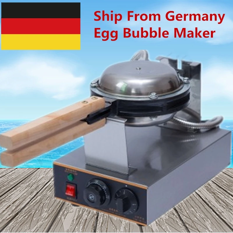 

Ship From Germany 220V Egg Donut Bubble Waffle Machine Egg Waffle Machine Hong Kong Eggettes Bubble Waffle Maker