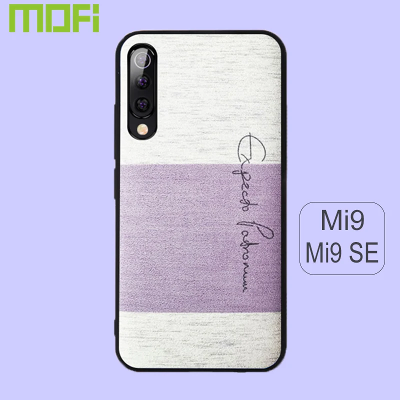 Чехол Mofi для Xiaomi Mi9 Se задняя крышка из губчатой хлопковой ткани мягкий чехол Mi 9
