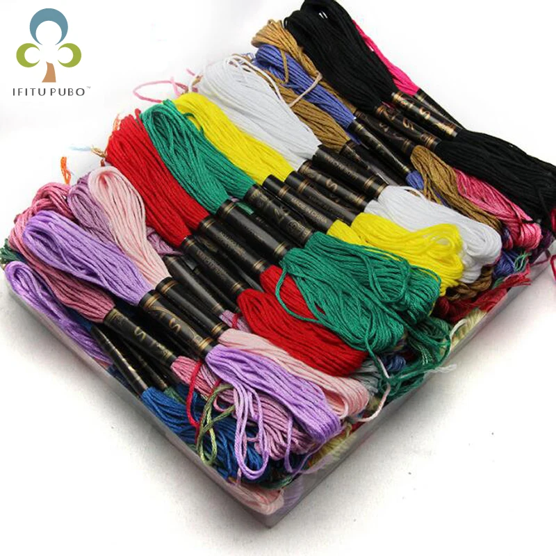 24/36/50 Colors Embroidery thread floss threads Handmade DIY Embroidery