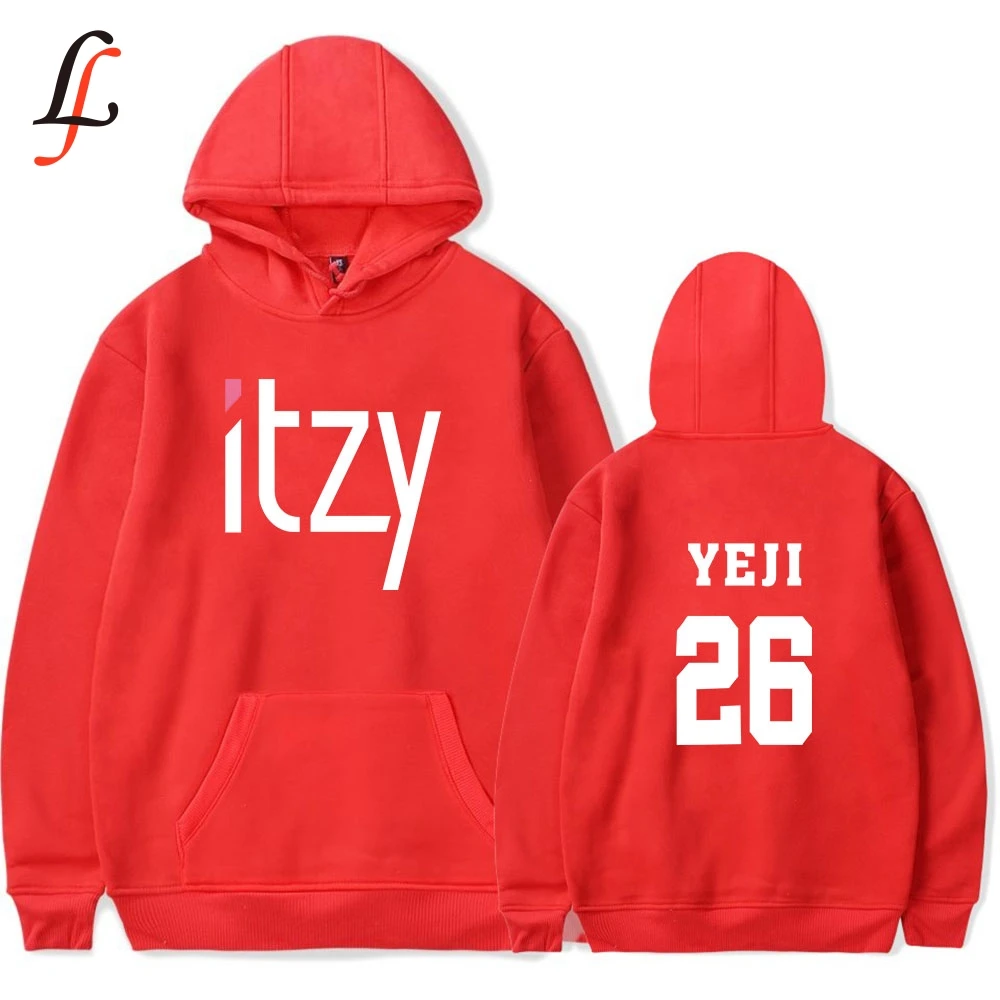 Itzy Kpop толстовки для мужчин Wo мужчин s толстовка с капюшоном свободные повседневные теплые толстовки свитшоты 6 цветов женский джемпер спортивные костюмы оверсайз