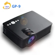 Poner Saund GP-9 Mini LED projector 3D Multimedia Projector Full HD Home theater projector Video Portable Cinema proyector GP9
