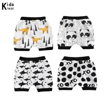 Новое поступление, шорты с рисунком животных для маленьких мальчиков летние повседневные детские шорты наивысшего качества модная детская одежда RK-135